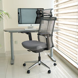 Realm of Thrones COMMODORE Ergonomic Mesh Office Chair with 4D Armrests（Grey）