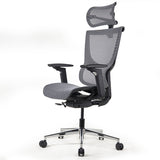 Realm of Thrones ADMIRAL AIR Ergonomic Office Chair with 4D Armrests（Grey）
