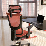 Realm of Thrones ADMIRAL AIR Ergonomic Office Chair with 4D Armrests（Coral）