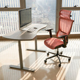Realm of Thrones ADMIRAL AIR Ergonomic Office Chair with 4D Armrests（Coral）