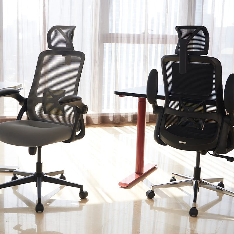 Realm Of Thrones Sedia Ufficio Ergonomica Captain Con Braccioli Ribaltabili - Colore Nero