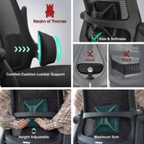 CAPTAIN Ergonomic Office Chair (Black)