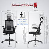 CAPTAIN Ergonomic Office Chair (Black)