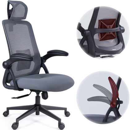 CAPTAIN Ergonomic Office Chair (Grey)