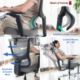 ADMIRAL Ergonomic Office Chair (Black)