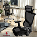 ADMIRAL AIR Ergonomic Office Chair (Grey)