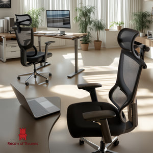 ADMIRAL Ergonomic Office Chair (Black)