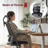 CAPTAIN Ergonomic Office Chair (Grey)