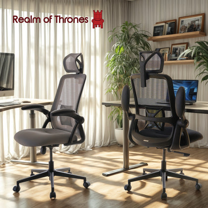 CAPTAIN Ergonomic Office Chair (Grey)