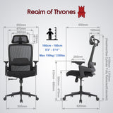 AVALON with 3D Adjustable Arms (Black)