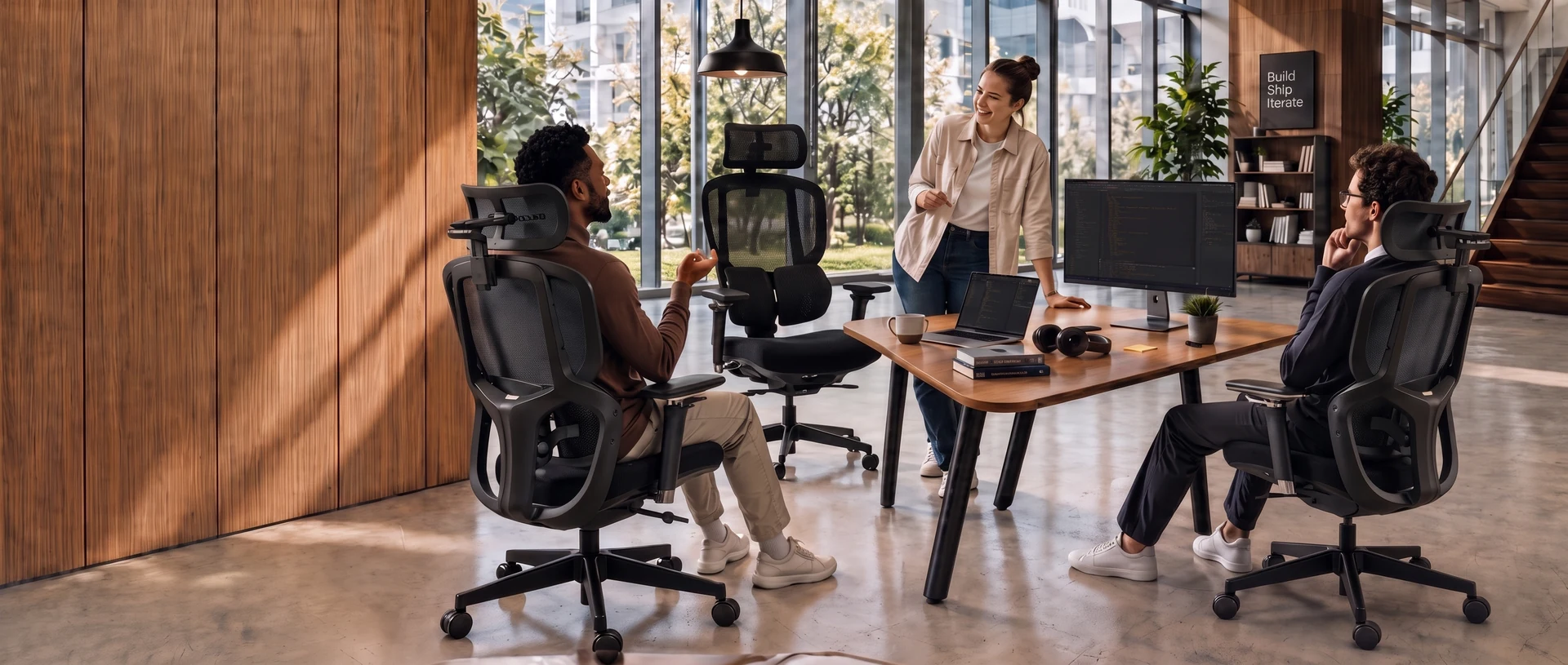 DRAKARA ergonomic chair in a professional workspace